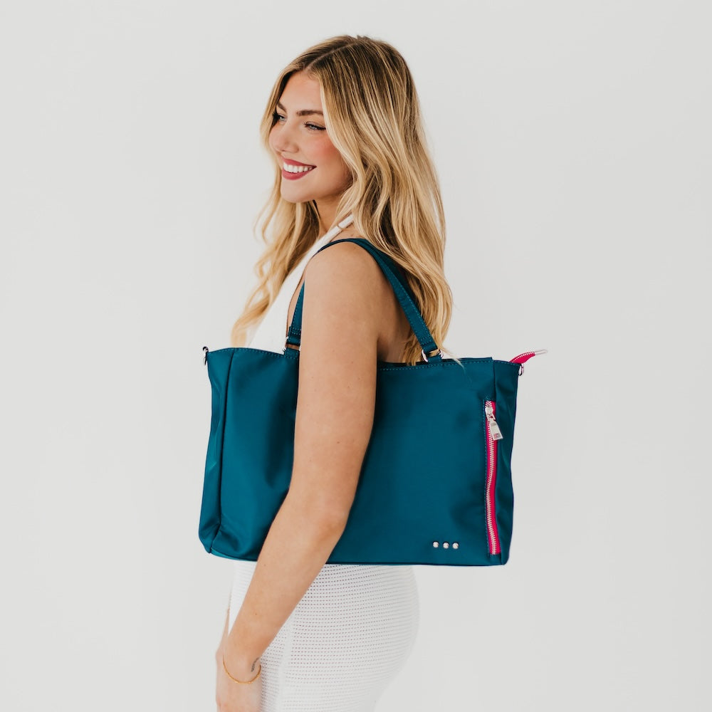 Nina Nylon Organizer Tote Bag
