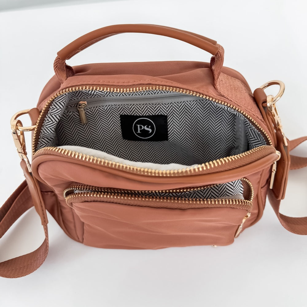 Nisha Nylon Crossbody Bag