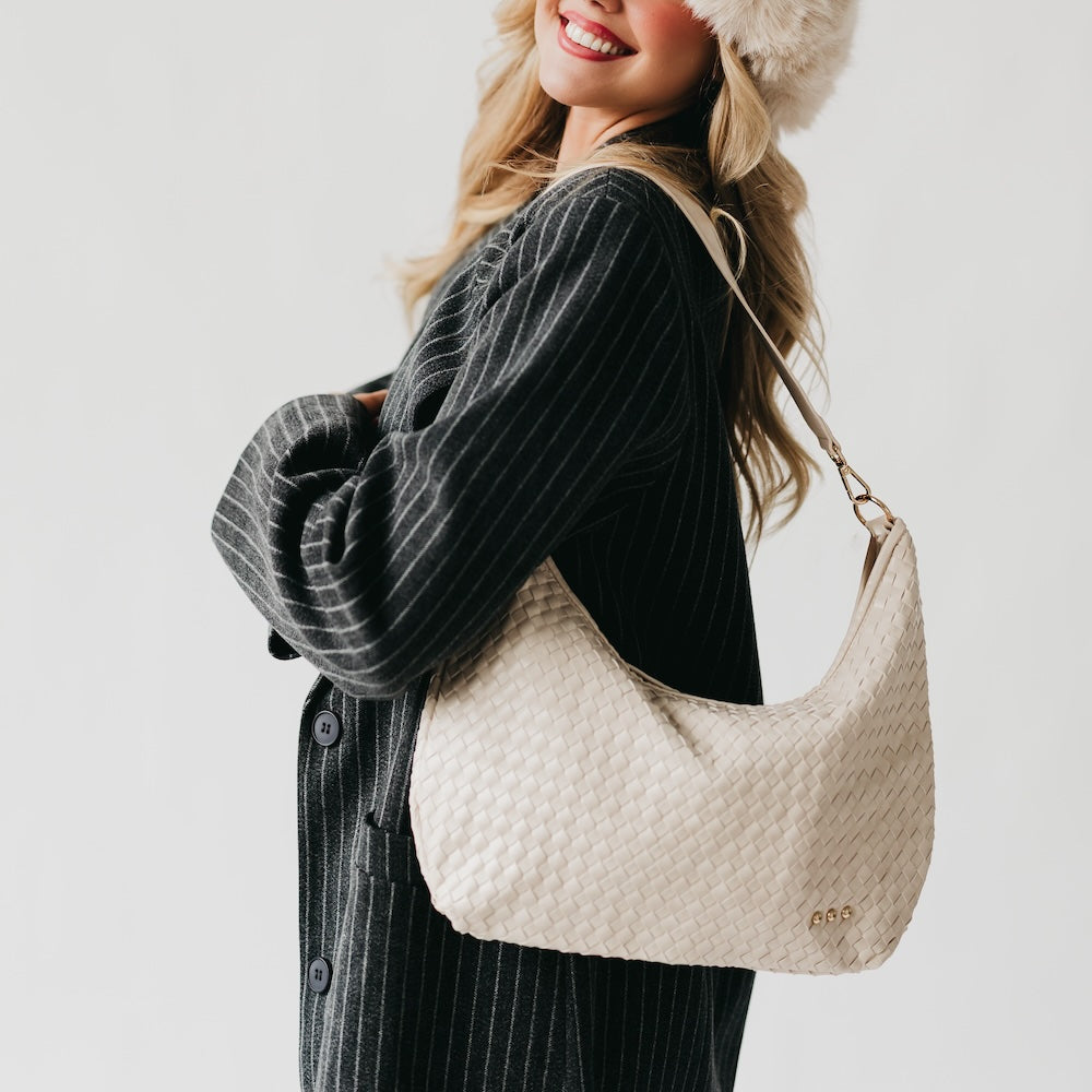 Sienna Slouchy Woven Shoulder Bag - NEW COLORS!