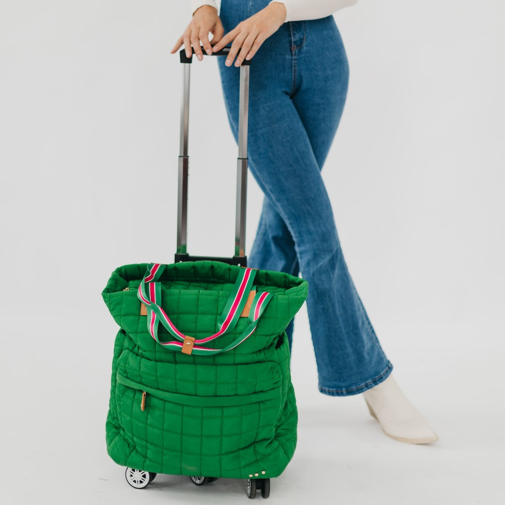 Tenley Quilted Tote Roller Bag